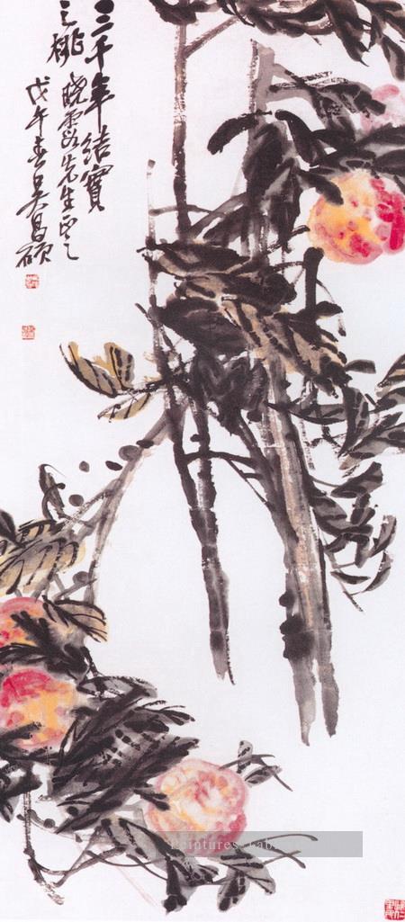 Wu cangshuo pêche de 3000 ans à la traditionnelle Peintures à l'huile